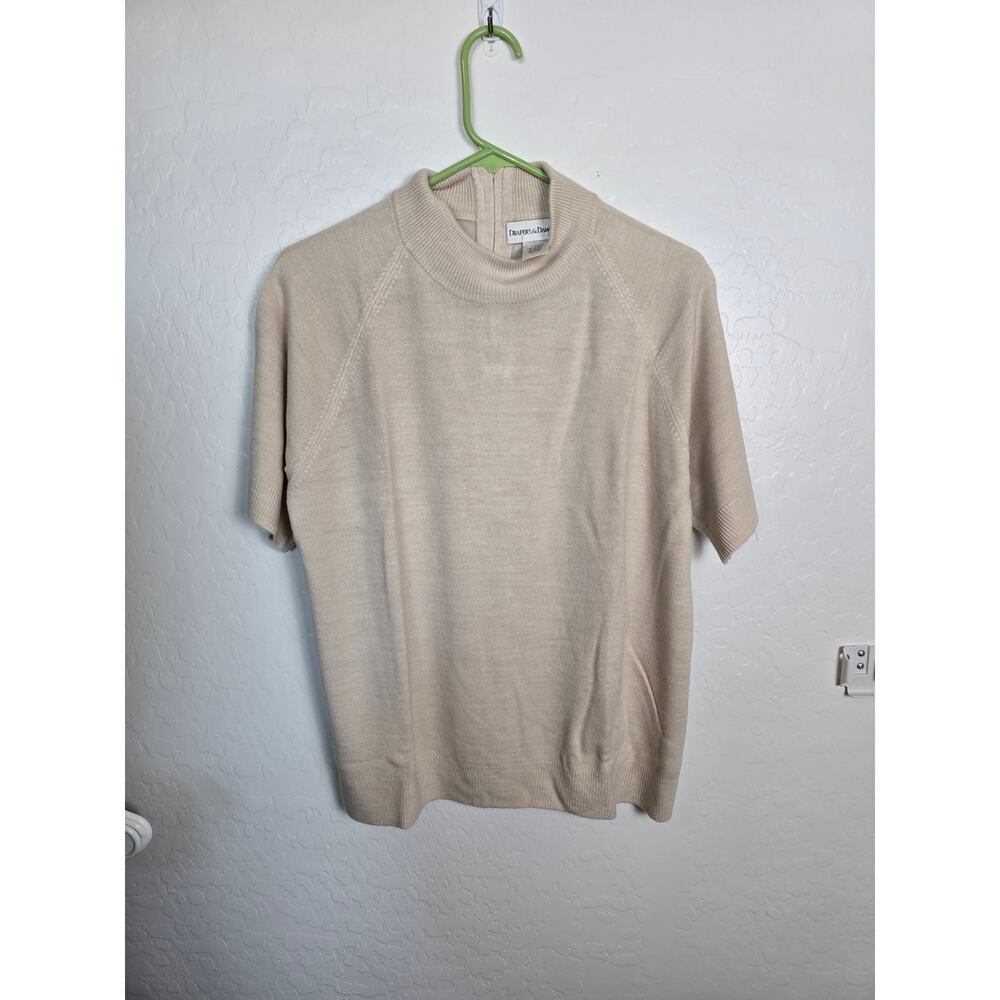 Drapers & Damon's sweater blouse size xl cream